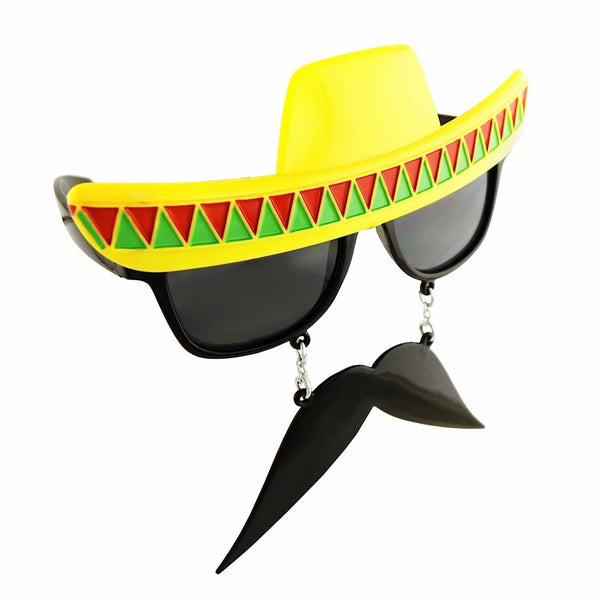 Fiesta Sunglasses with Mustache | Sun-Staches